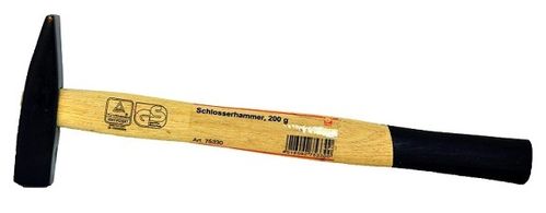 Schlosserhammer 200g mit Eschenholzstiel