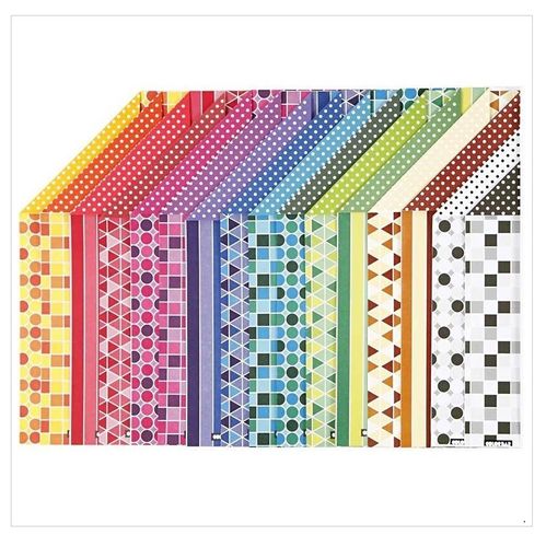 Color Bar Papier gemustert, DIN  A4, 100g/m², 16 Blatt