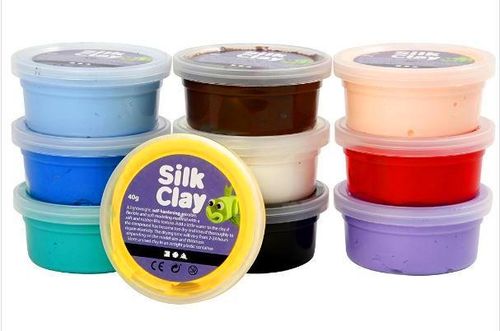 Silk Clay Set, Basic 1, 10x40g