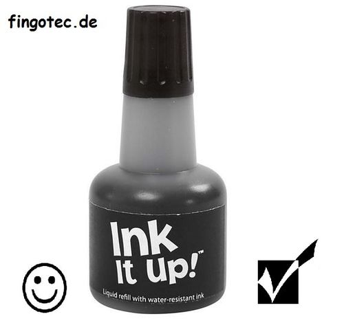 Tinte schwarz, 40ml, Ink it up!