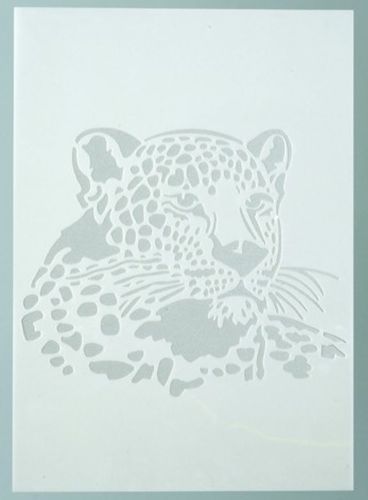 Schablone: Leopard, Kunststoff