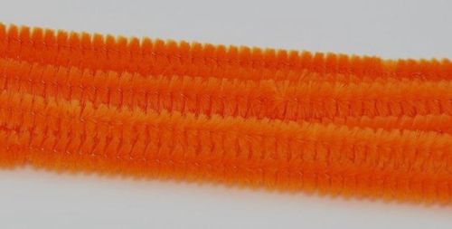 Chenilledraht Biegeplüsch - orange - 10er Pack