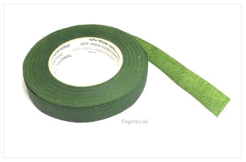 Blumen Band, Flower Tape, grün, 13mm, L:27,5m